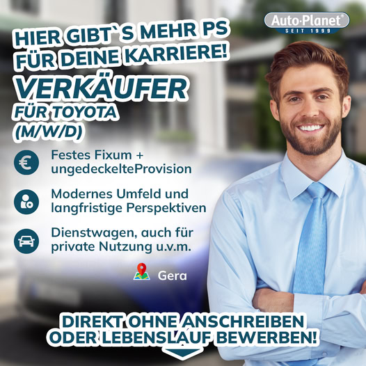 Toyota Verkaufsberater (m/w/d)