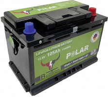 BullTron Batterie Polar LiFePO4 12,8 V Akku mit Smart BMS, Bluetooth App & Heizung
